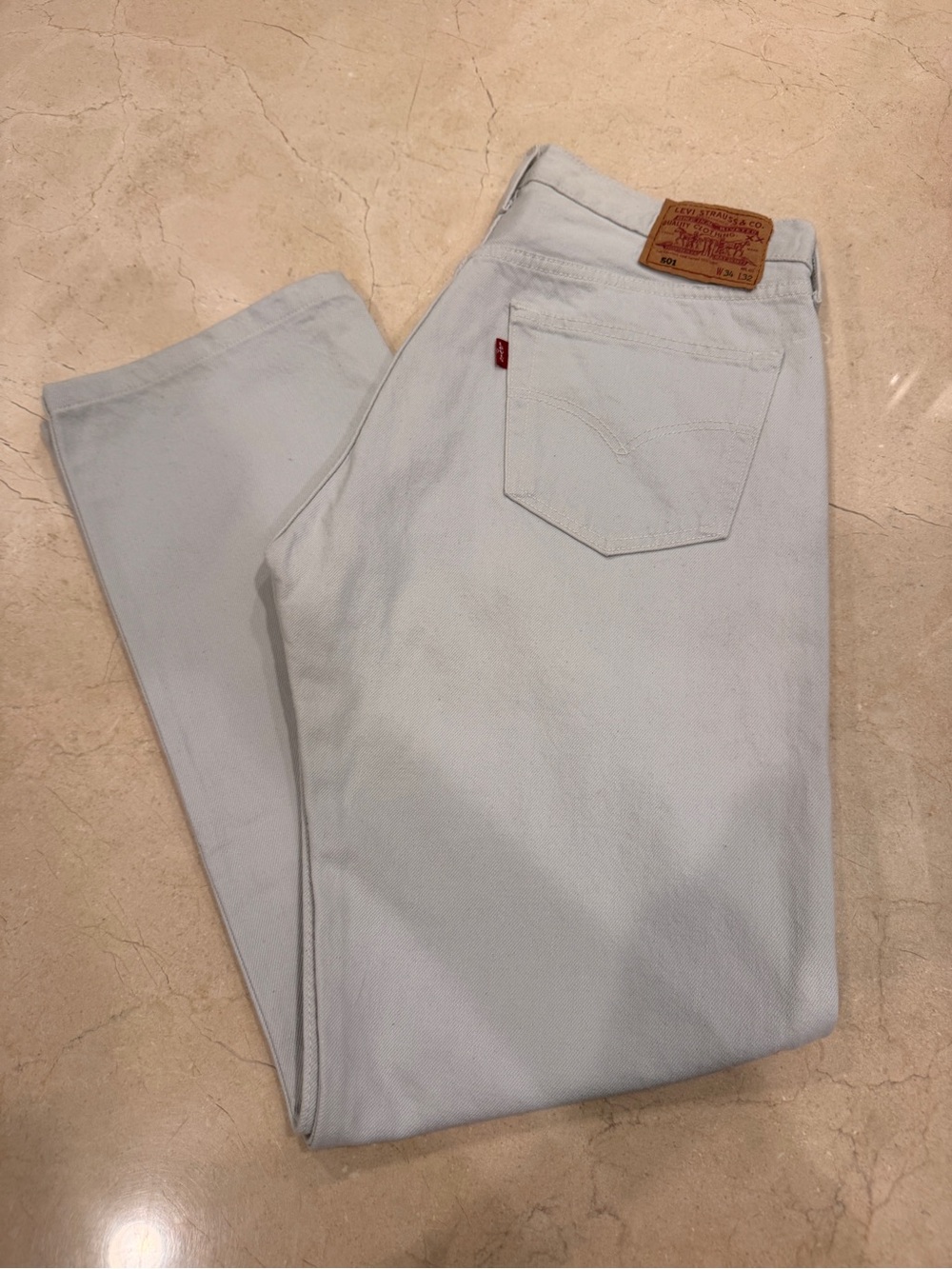Levi's Light White Slim Straight Men's Jeans